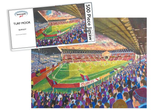Turf Moor Stadium Fine Art Jigsaw Puzzle - Burnley FC